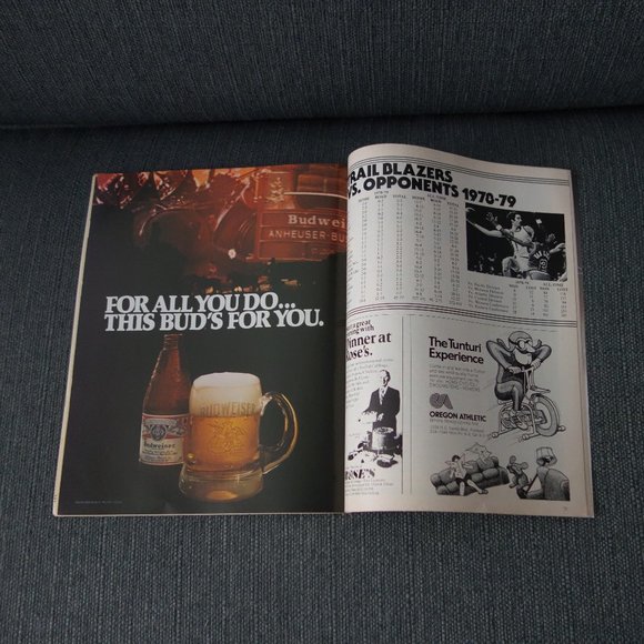 1979-80  Hoop The Official NBA Program Magazine Portland Trailblazers Directory - Picture 12 of 16